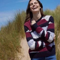 Niamh Womens Chunky Knitted Jumper - Landscape Knit