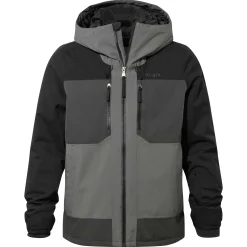 Nitehawk Mens Ski Jacket - Steel Grey/Soot Grey/Black