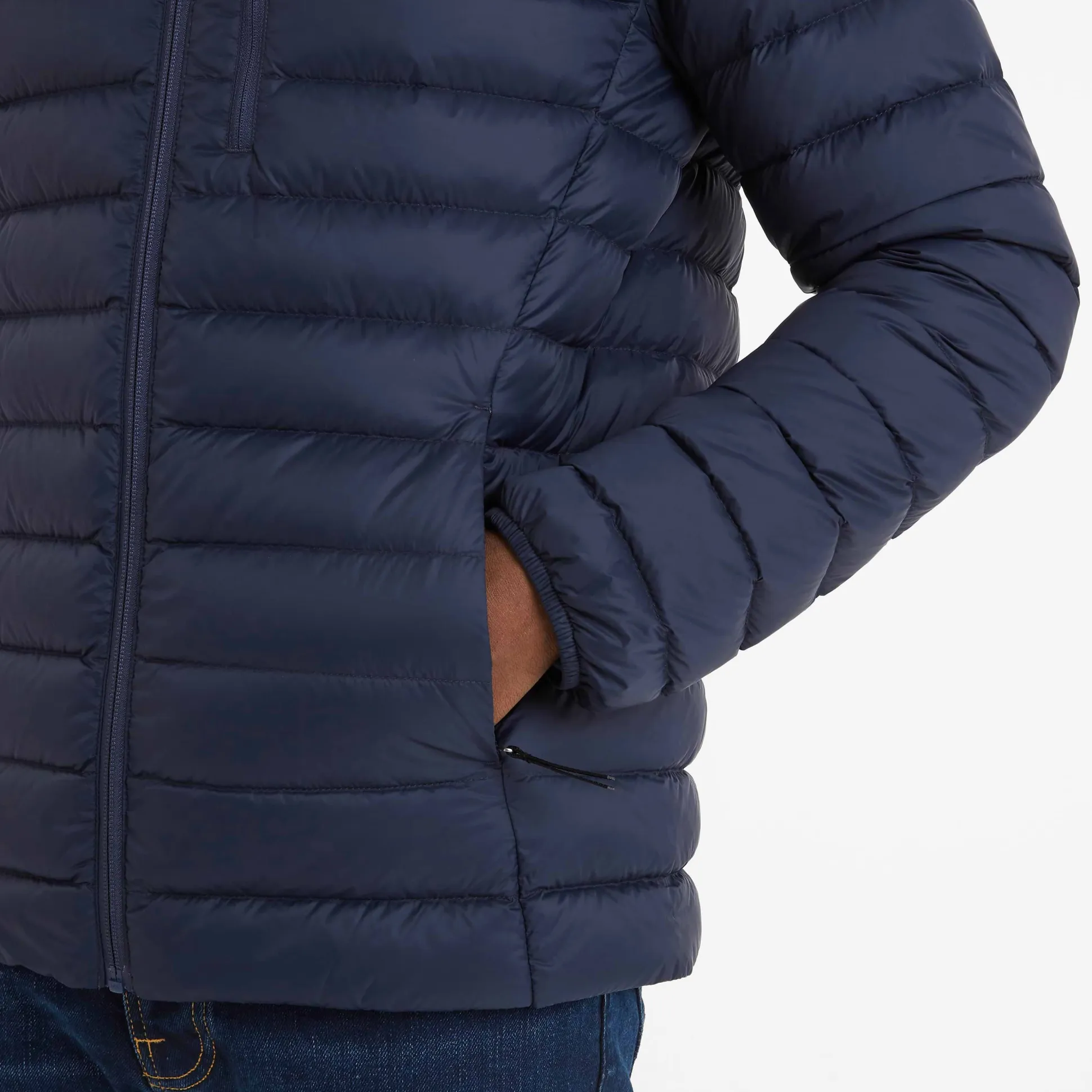 North Mens RDS Certified Down Hooded Jacket - Dark Indigo