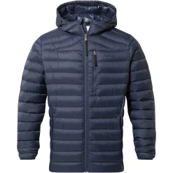 North Mens RDS Certified Down Hooded Jacket - Dark Indigo