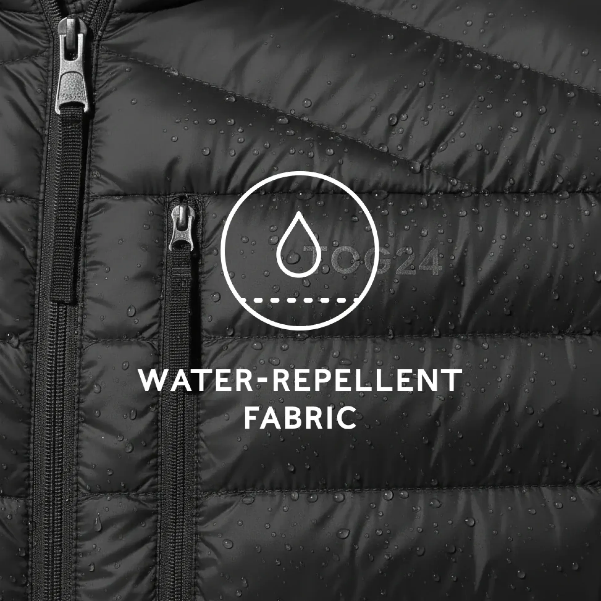 North Mens RDS Certified Down Jacket - Black