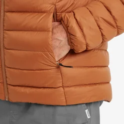 North Mens RDS Certified Down Jacket - Rust