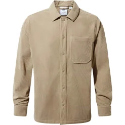 Olson Mens Chunky Corduroy Shacket - Walnut