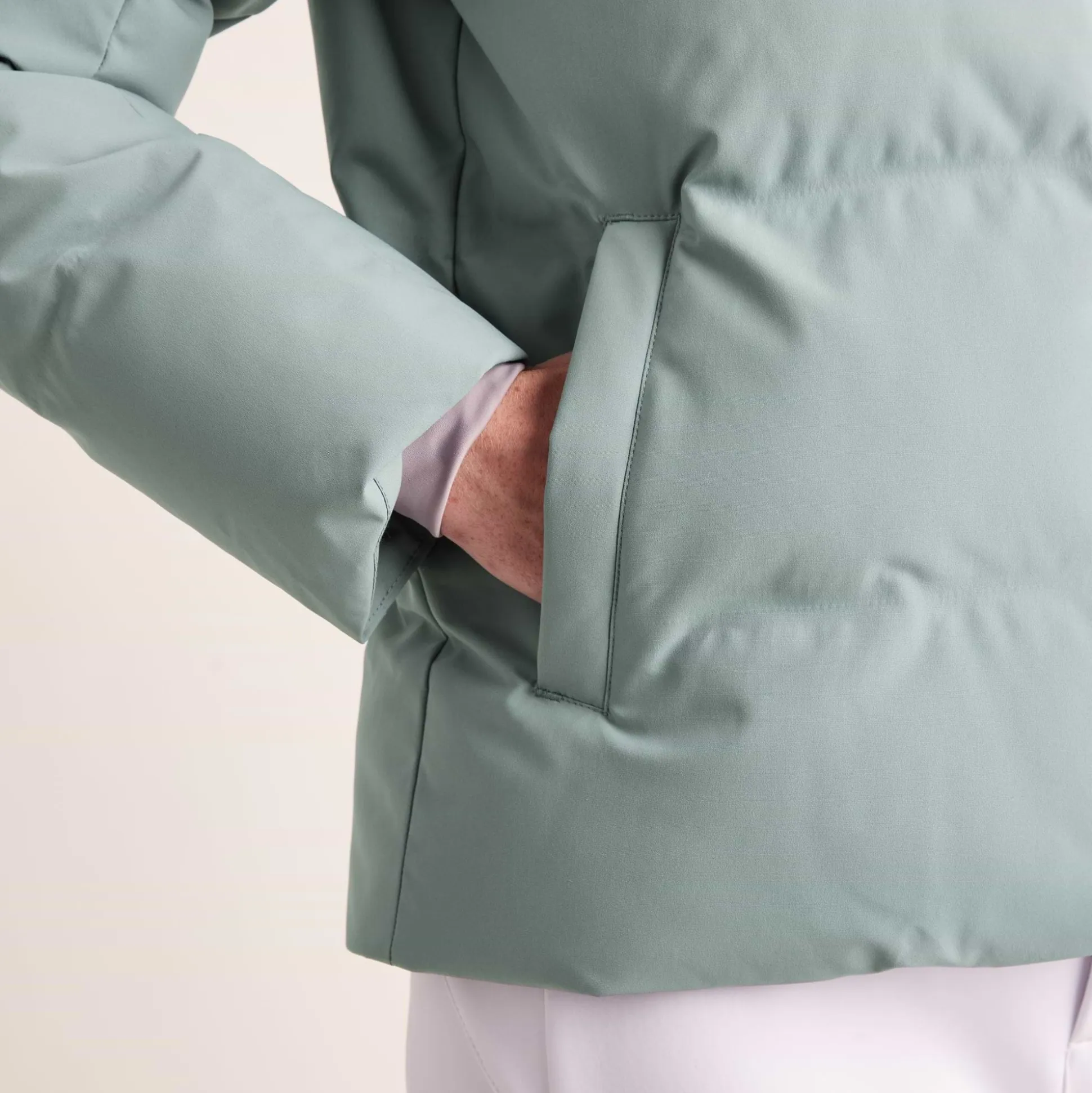 Orelle Womens Insulated Ski Jacket - Mist Grey