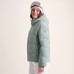 Orelle Womens Insulated Ski Jacket - Mist Grey