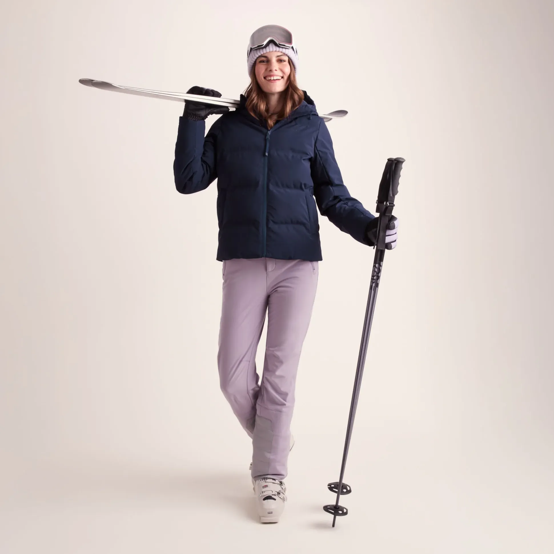 Orelle Womens Insulated Ski Jacket - Oxford Blue