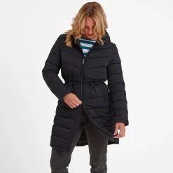 Orton Womens Padded Parka - Black