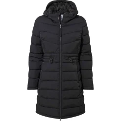 Orton Womens Padded Parka - Black