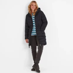 Orton Womens Padded Parka - Black