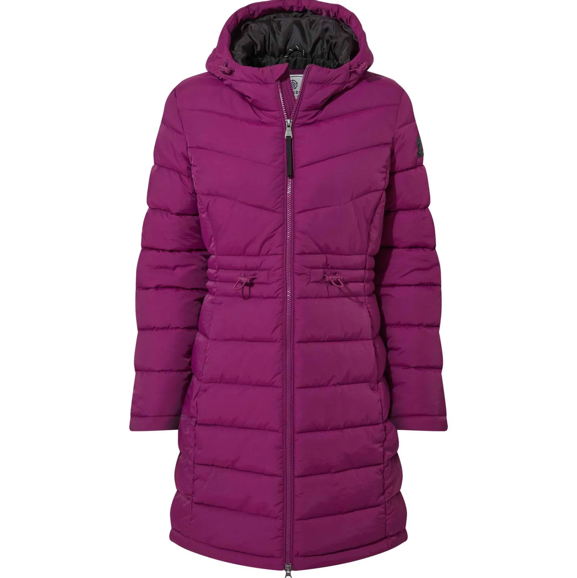 Orton Womens Padded Parka - Purple Berry