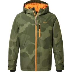 Palisade Mens Ski Jacket - Khaki Pixel Camo