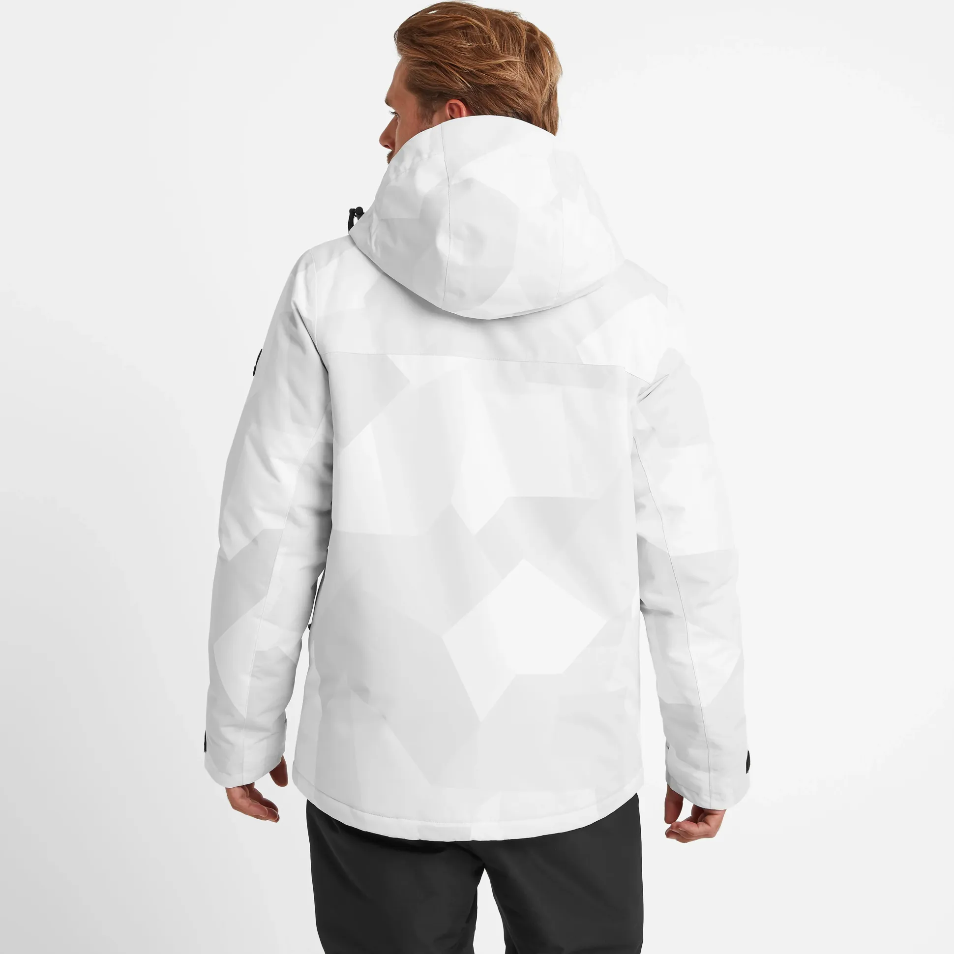 Palisade Mens Ski Jacket - Light Grey Camo