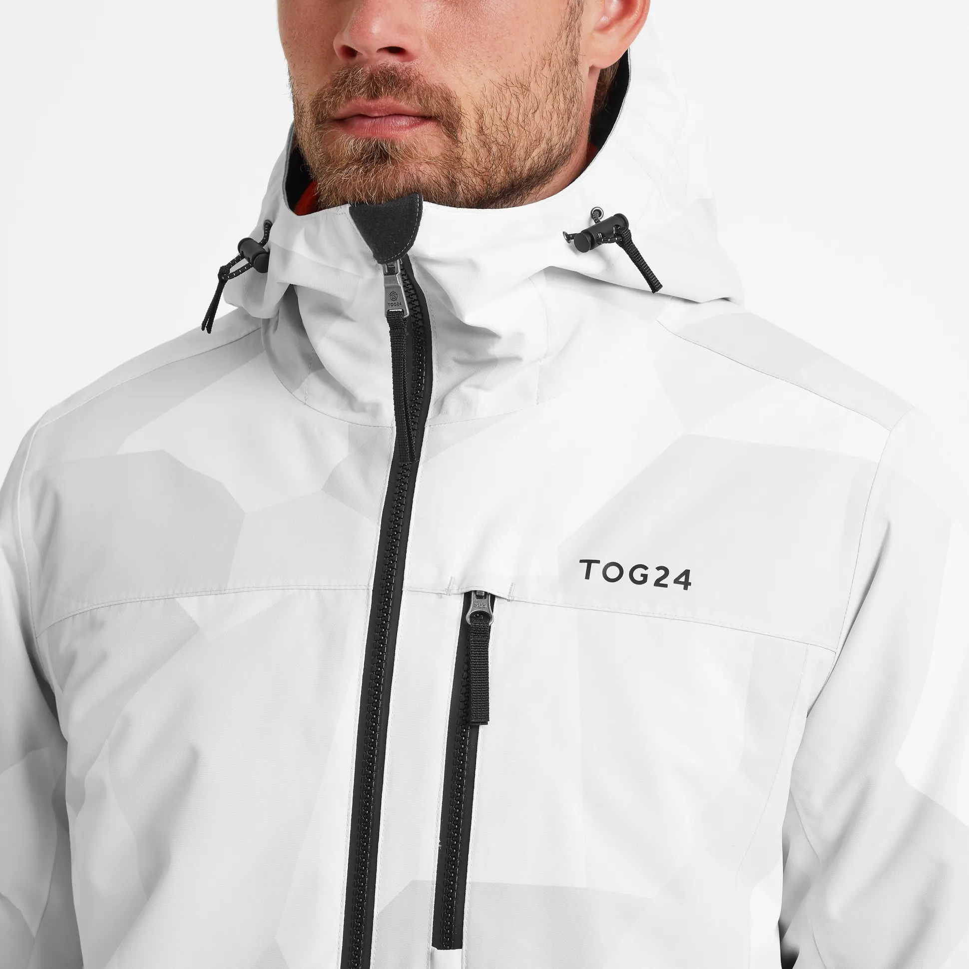 Palisade Mens Ski Jacket - Light Grey Camo