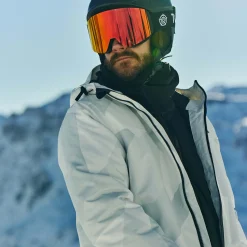Palisade Mens Ski Jacket - Light Grey Camo