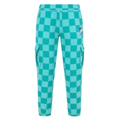 Polypay Kids Shaun the Sheep Sweat Pant - Spearmint/Bubblegum Checkerboard