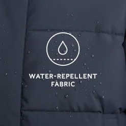 Preece Mens Long Shower Resistant Insulated Jacket - Dark Indigo
