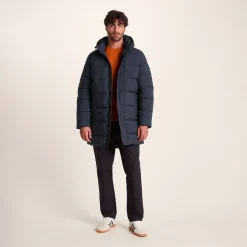 Preece Mens Long Shower Resistant Insulated Jacket - Dark Indigo