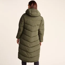 Raleigh Womens Long Insulated Jacket - Khaki