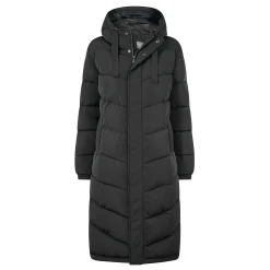 Raleigh Womens Long Insulated Jacket - Washed Black