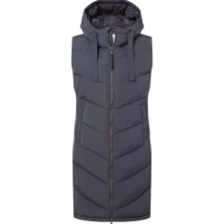 Ranskill Womens Long Insulated Gilet - Washed Blue