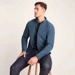 Revive Mens Fleece Jacket - Blue Stone