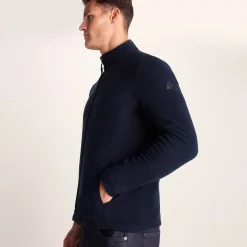Revive Mens Fleece Jacket - Dark Indigo