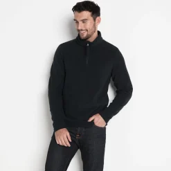 Revive Mens Quarter Zip Fleece - Black
