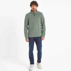 Revive Mens Quarter Zip Fleece - Light Forest