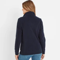 Revive Womens Quarter Zip Fleece - Dark Indigo