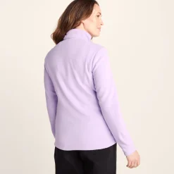 Revive Womens Quarter Zip Fleece - Lilac Blossom