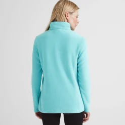 Revive Womens Quarter Zip Fleece - Shore Blue