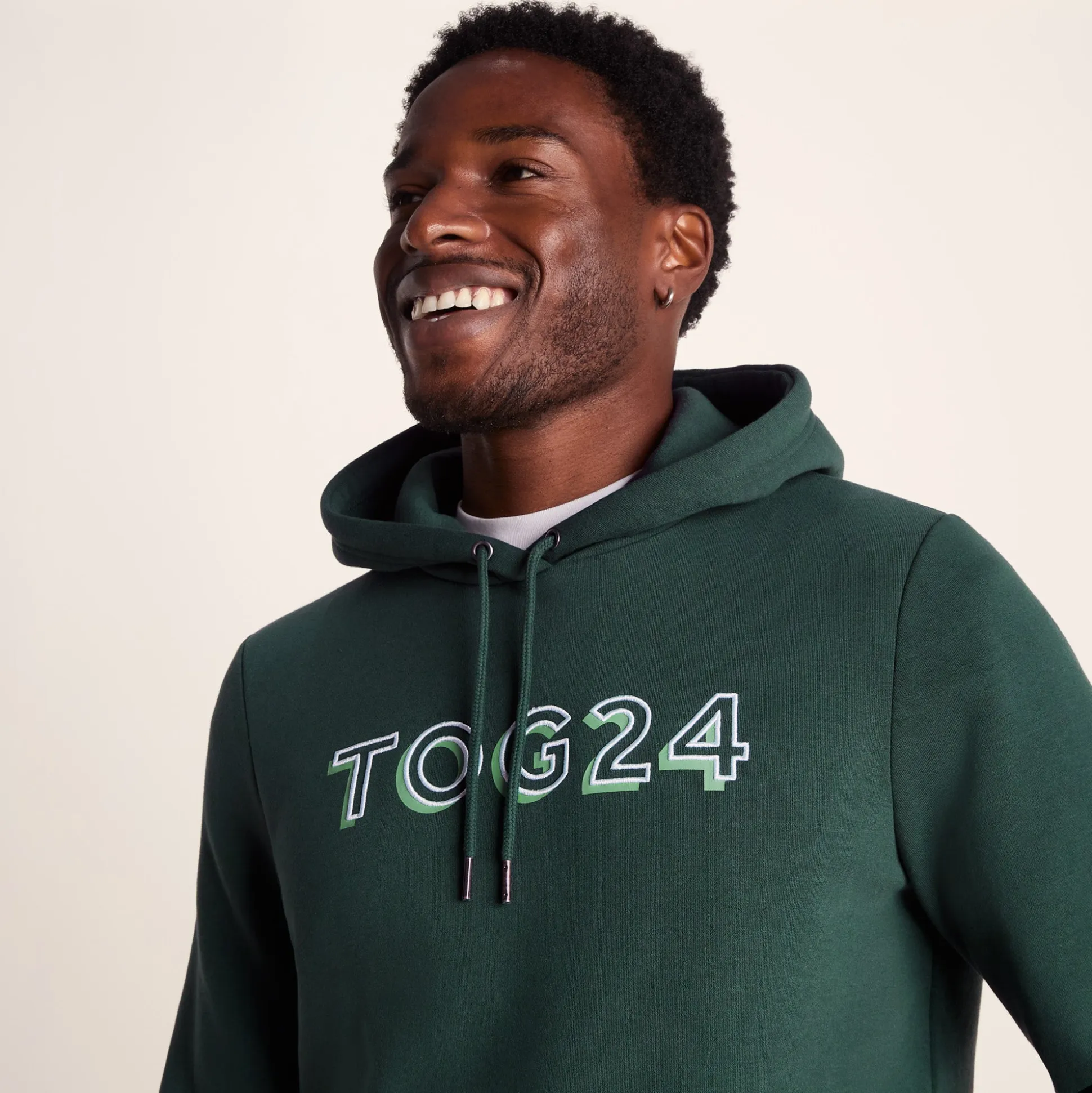 Rinson Mens Supersoft Hoody - Racing Green