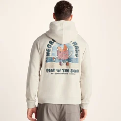 Riverton Mens Relaxed Fit Supersoft Hattie Clark Hoody - Warm Cloud