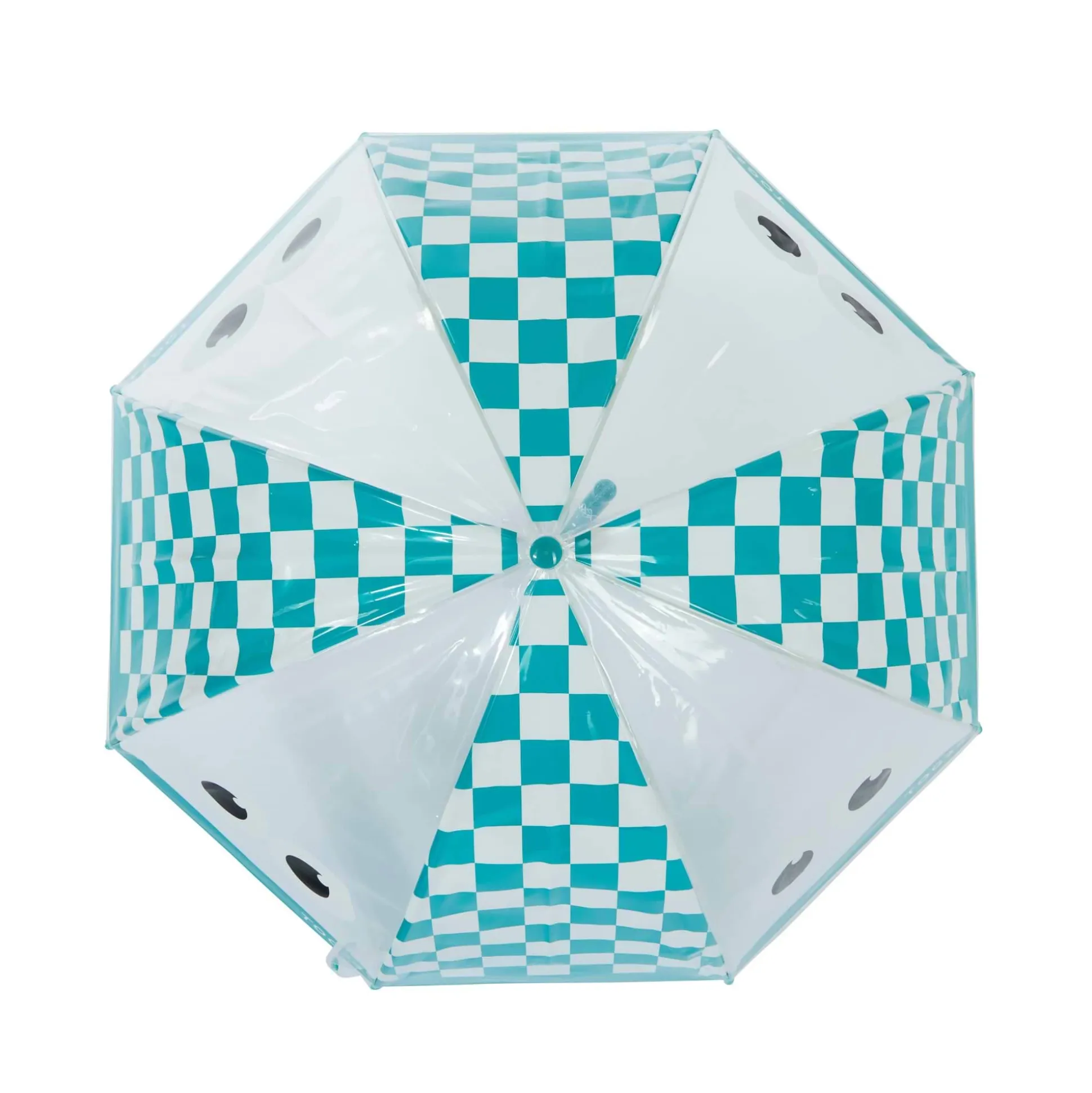 Romney Kids Shaun the Sheep Umbrella - Spearmint Checkerboard