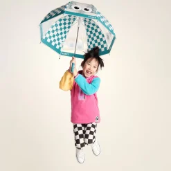 Romney Kids Shaun the Sheep Umbrella - Spearmint Checkerboard