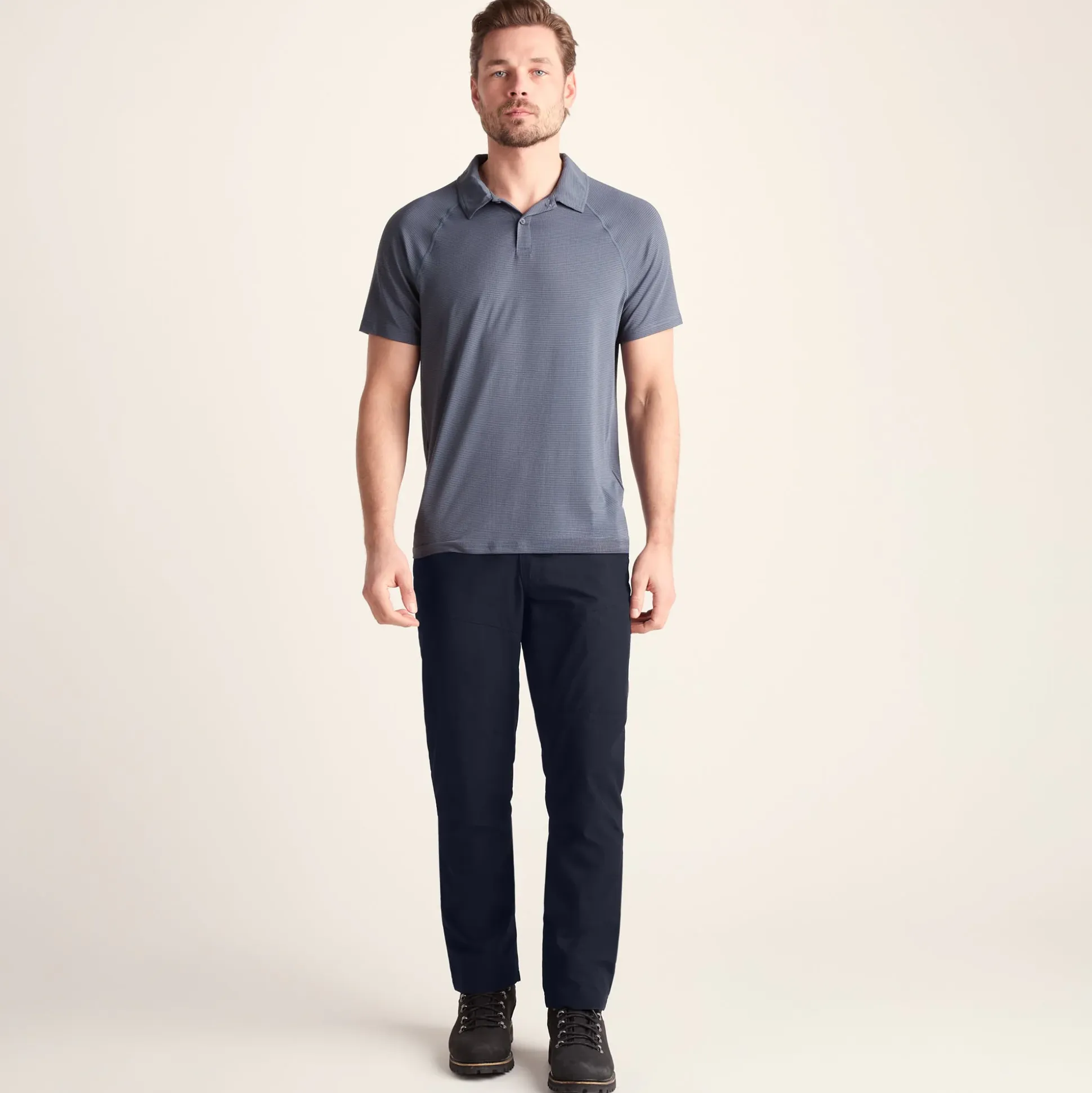 Rowland Mens Performance Trousers Short Leg - Navy