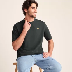 Saloon Mens Relaxed Fit Premium Supersoft T-Shirt - Deep Slate