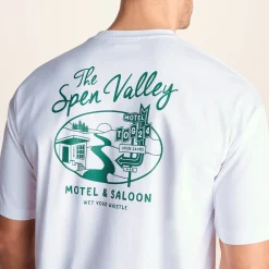 Saloon Mens Relaxed Fit Premium Supersoft T-Shirt - Optic White