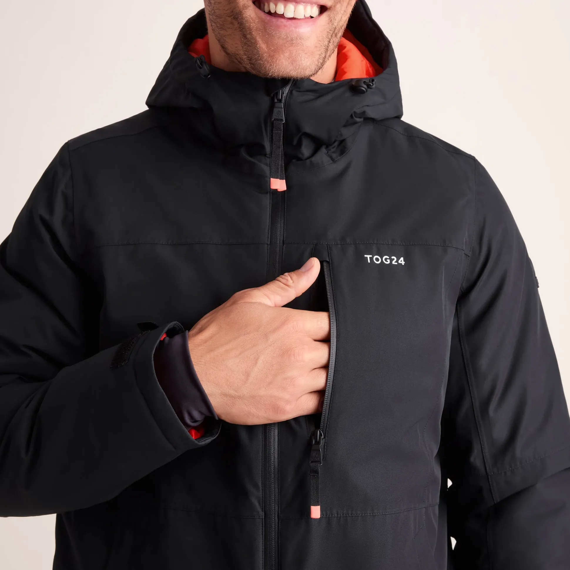 Samoens Mens Waterproof Ski Jacket - Black