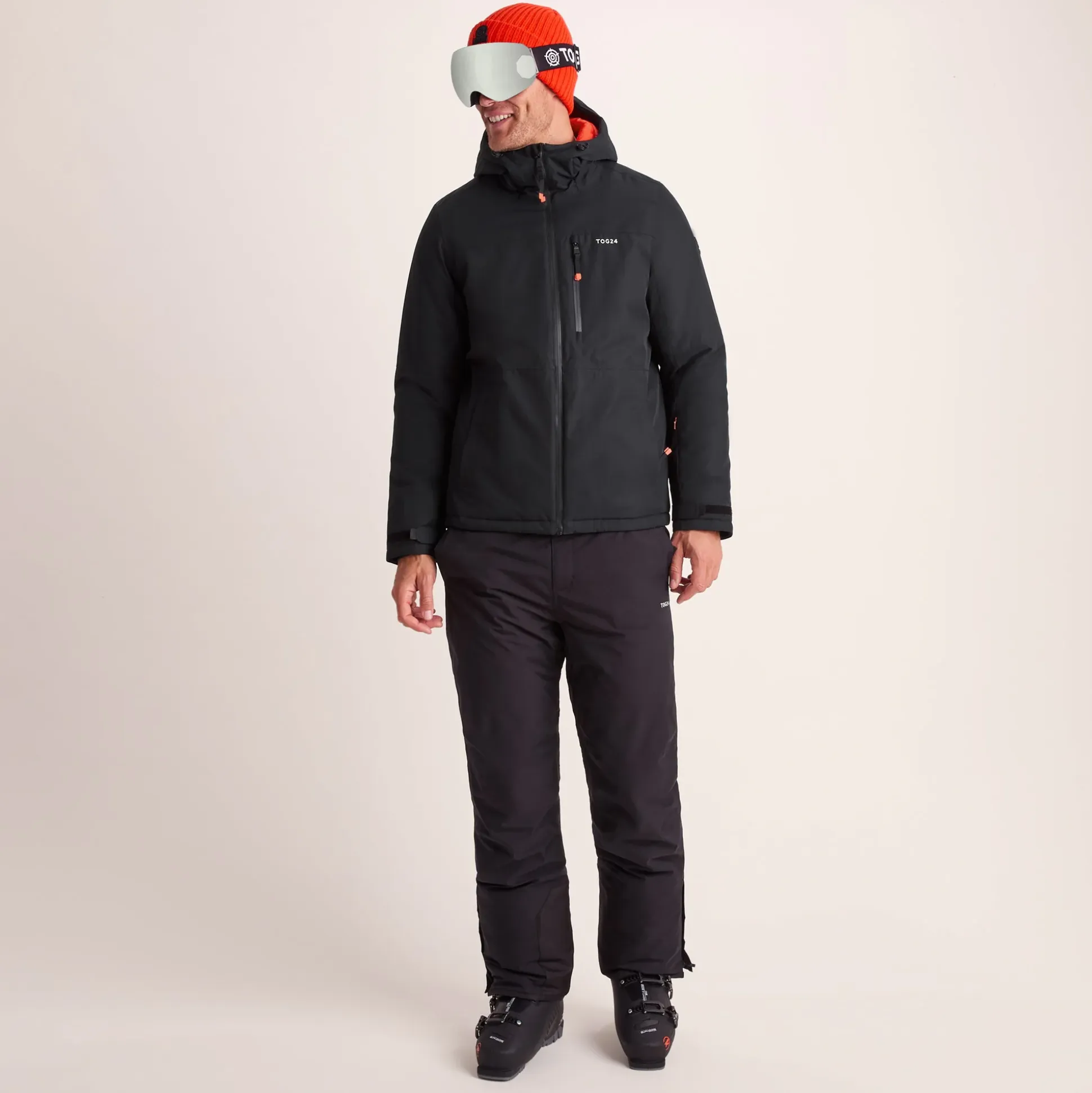 Samoens Mens Waterproof Ski Jacket - Black