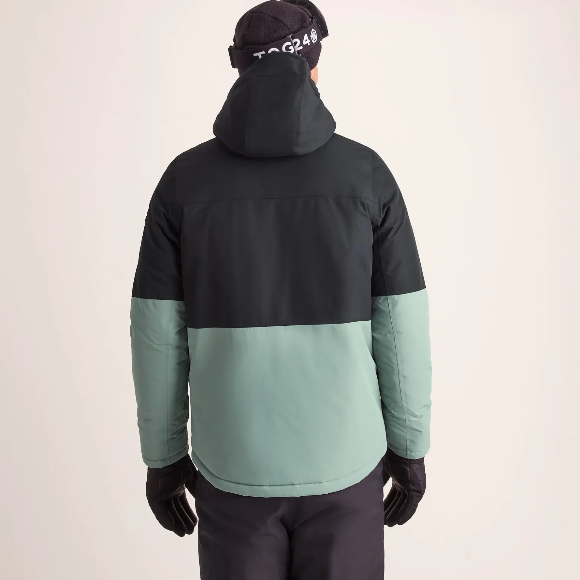 Samoens Mens Waterproof Ski Jacket - Steel Teal/Black