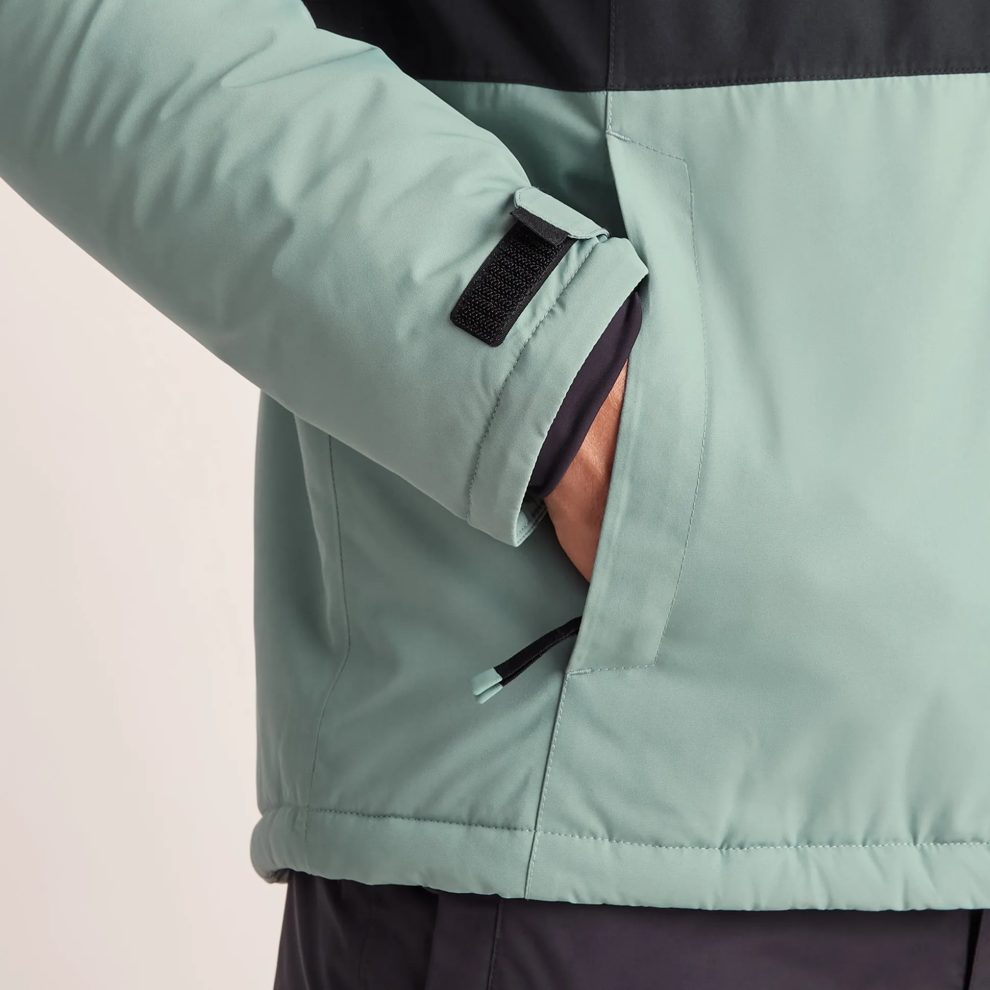 Samoens Mens Waterproof Ski Jacket - Steel Teal/Black