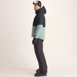 Samoens Mens Waterproof Ski Jacket - Steel Teal/Black
