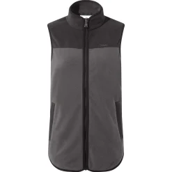 Sarel Womens Colour Block Fleece Gilet - Washed Black/Black