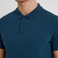 Saul Mens Polo Shirt - Inky Blue