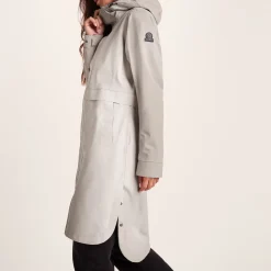 Saunter Womens Long Waterproof Jacket - Dark Taupe