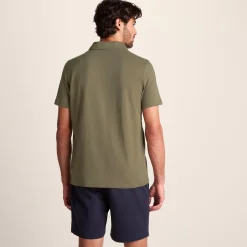 Sawyer Mens 100% Cotton Jersey Polo Shirt - Mushroom