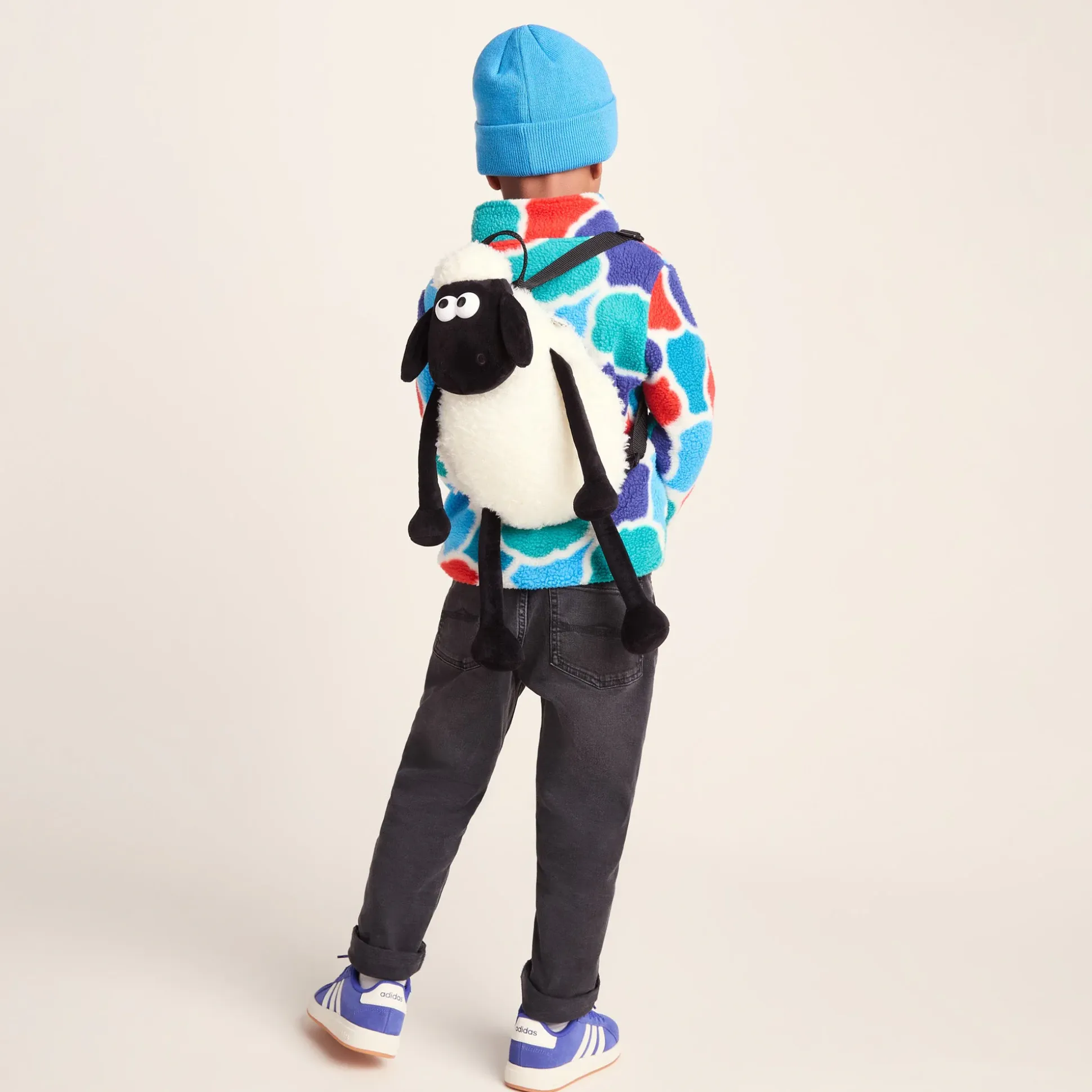 Shaun the Sheep Backpack - Black/White