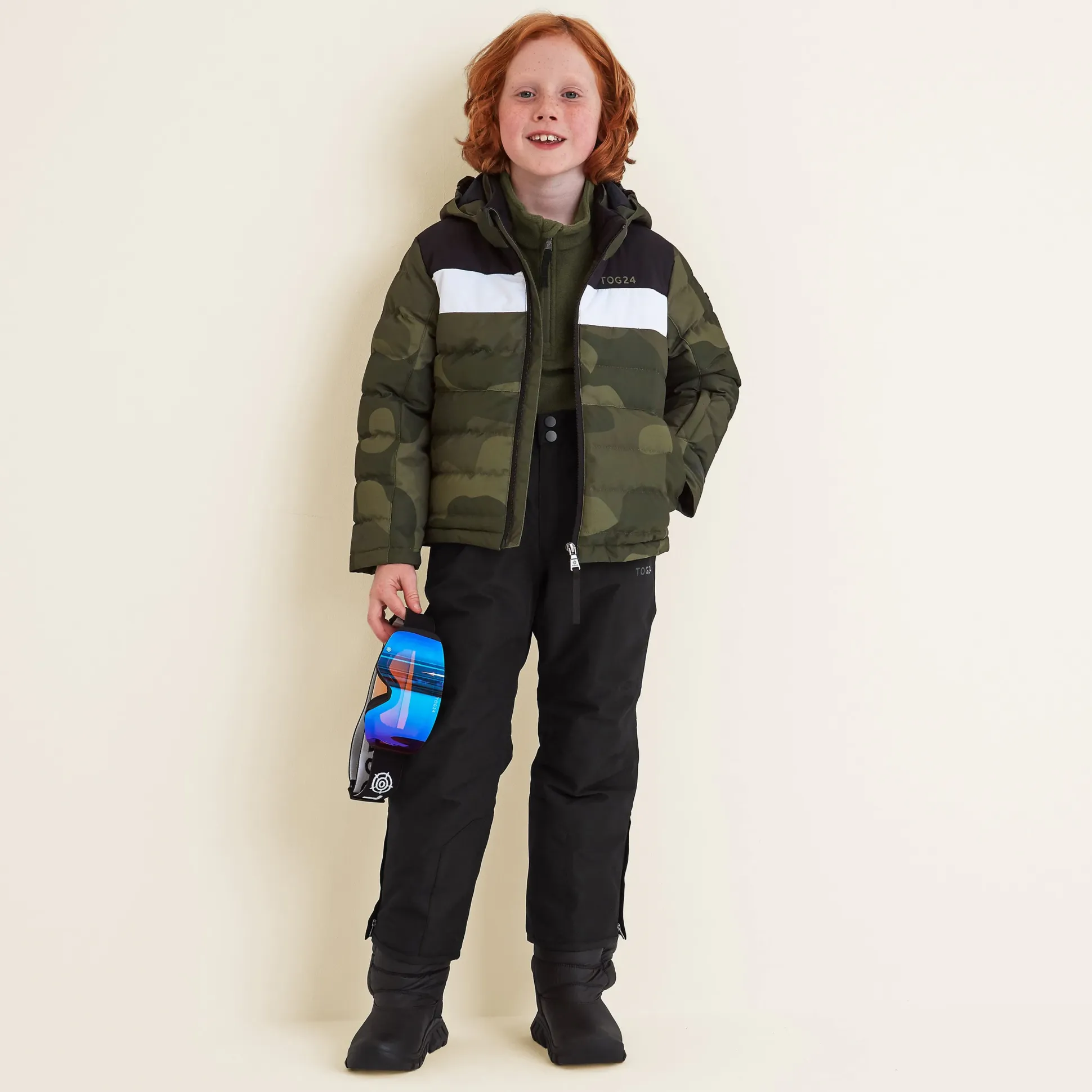Slalom Kids Salopette - Black