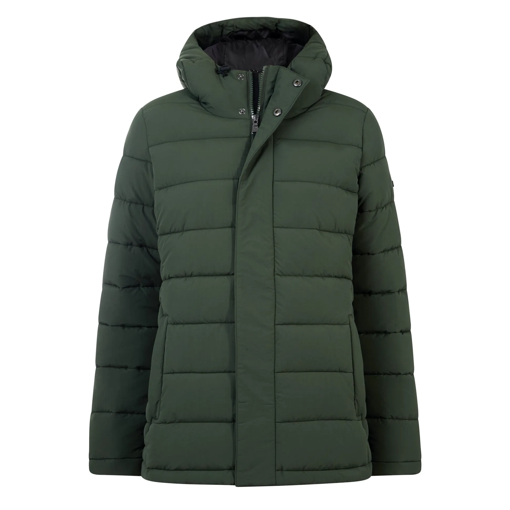 Sleight Womens Short Insulated Parka - Dark Green